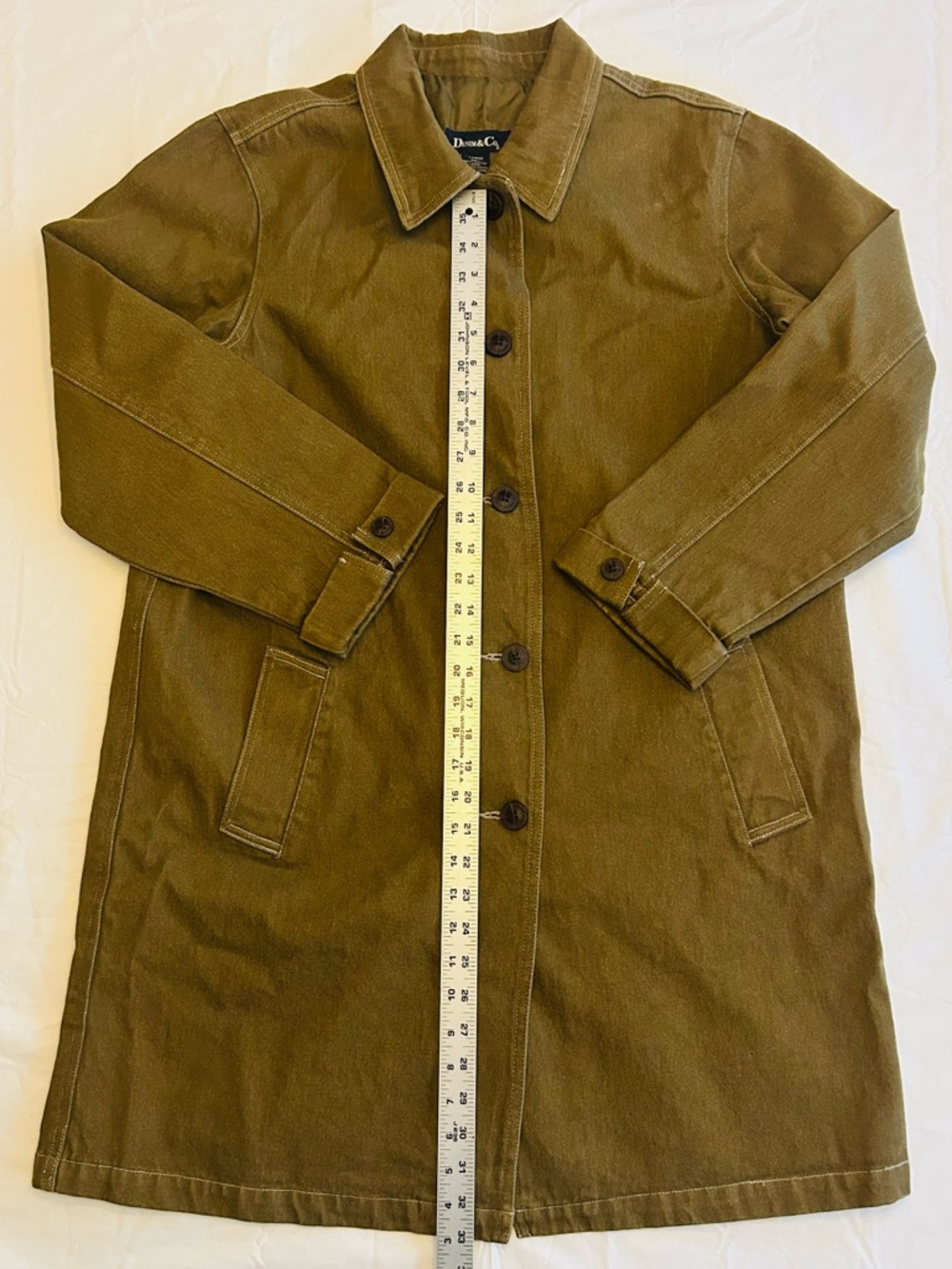 Vintage 1990’s Denim & Co. Women’s Trench Coat - Picture 7 of 15